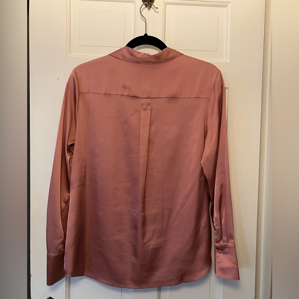 Pink Button-Up Blouse - Picture 3 of 3